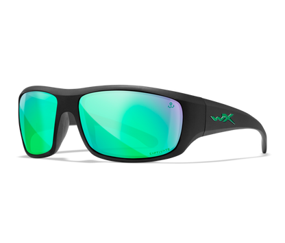 Wiley X WX OMEGA Oval Sunglasses Matte Black 66-17-125