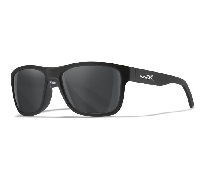 Wiley X WX OVATION Oval Sunglasses Matte Black 56-18-140