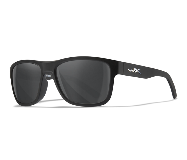 Wiley X WX OVATION Oval Sunglasses Matte Black 56-18-140