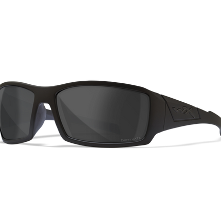 Wiley X WX TWISTED Oval Sunglasses Matte Black 65-17-125