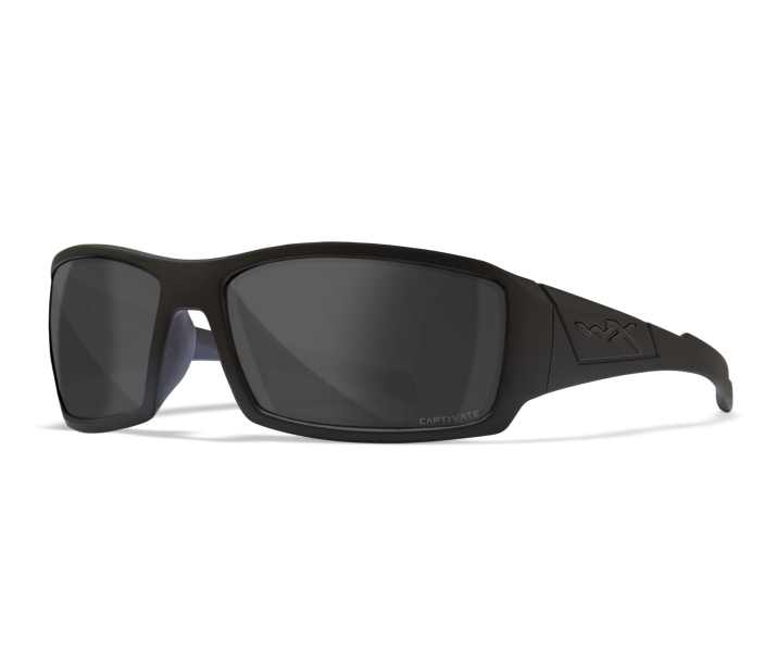 Wiley X WX TWISTED Oval Sunglasses Matte Black 65-17-125
