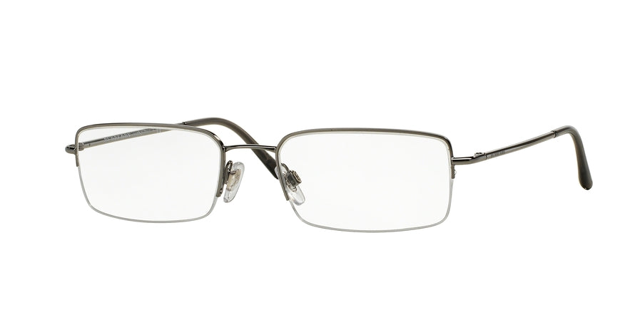 Burberry BE1068 Rectangle Eyeglasses  1003-GUNMETAL 54-19-140 - Color Map gunmetal