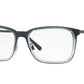 Burberry BE1315 Rectangle Eyeglasses  1241-BLUE GRADIENT 54-17-145 - Color Map blue
