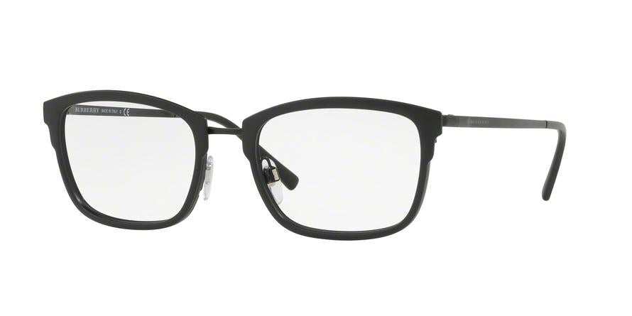 Burberry BE1319 Square Eyeglasses  1007-MATTE BLACK 54-19-145 - Color Map black