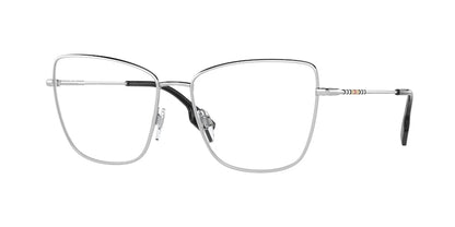 Burberry BEA BE1367 Cat Eye Eyeglasses  1005-SILVER 55-16-140 - Color Map silver