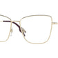 Burberry BEA BE1367 Cat Eye Eyeglasses  1339-LIGHT GOLD 55-16-140 - Color Map gold