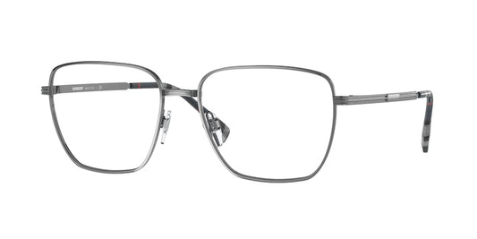 Burberry BOOTH BE1368 Square Eyeglasses  1003-GUNMETAL 56-17-145 - Color Map gunmetal