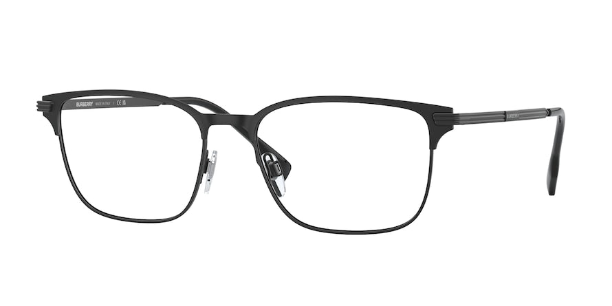 Burberry MALCOLM BE1372 Rectangle Eyeglasses  1007-BLACK 57-18-150 - Color Map black