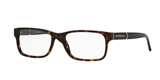 Burberry BE2150 Rectangle Eyeglasses  3002-DARK HAVANA 55-17-140 - Color Map havana