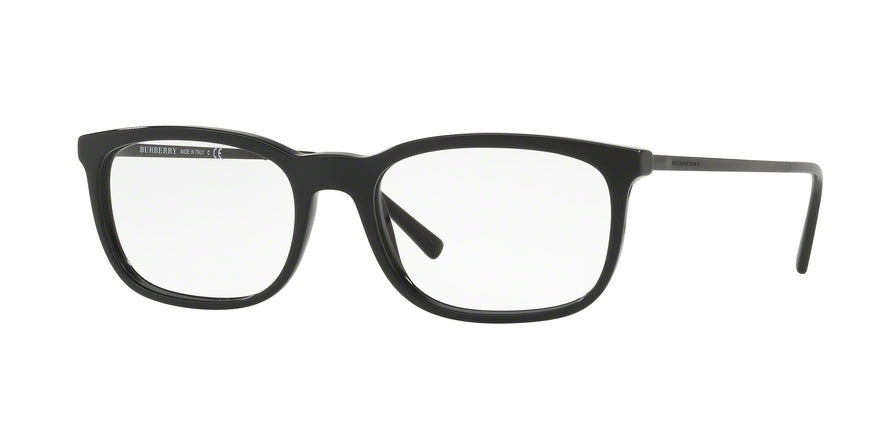 Burberry BE2267F Rectangle Eyeglasses  3001-BLACK 55-18-145 - Color Map black