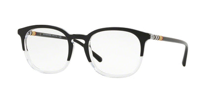 Burberry BE2272 Square Eyeglasses  3029-TOP BLACK ON CRYSTAL 53-20-145 - Color Map black