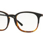 Burberry BE2272 Square Eyeglasses  3721-TOP BLACK ON HAVANA 53-20-145 - Color Map black