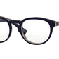 Burberry BE2293F Round Eyeglasses  3799-CHECK MULTILAYER BLUE 51-21-145 - Color Map blue