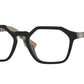 Burberry BE2294F Irregular Eyeglasses  3757-BLACK 51-18-140 - Color Map black