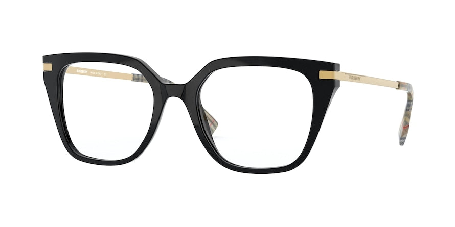 Burberry SEATON BE2310 Square Eyeglasses  3757-BLACK 52-19-140 - Color Map black