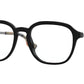 Burberry THEODORE BE2327 Square Eyeglasses  3001-BLACK 50-19-145 - Color Map black