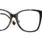 Burberry CAROL BE2336F Square Eyeglasses  3002-DARK HAVANA 54-16-140 - Color Map havana