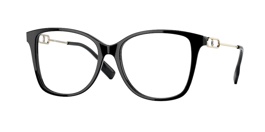 Burberry CAROL BE2336 Square Eyeglasses  3001-BLACK 54-16-140 - Color Map black