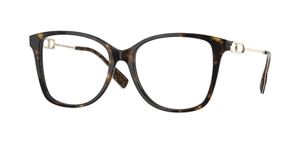 Burberry CAROL BE2336 Square Eyeglasses  3002-DARK HAVANA 54-16-140 - Color Map havana