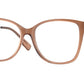 Burberry CAROL BE2336 Square Eyeglasses  3173-OPAL BROWN GRADIENT 54-16-140 - Color Map brown