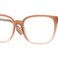 Burberry LEAH BE2338 Square Eyeglasses  3173-BROWN 51-17-140 - Color Map brown