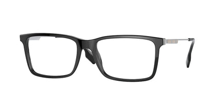 Burberry HARRINGTON BE2339 Rectangle Eyeglasses  3001-BLACK 55-17-145 - Color Map black