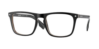 Burberry BOLTON BE2340 Square Eyeglasses  3798-BLACK 56-20-145 - Color Map black