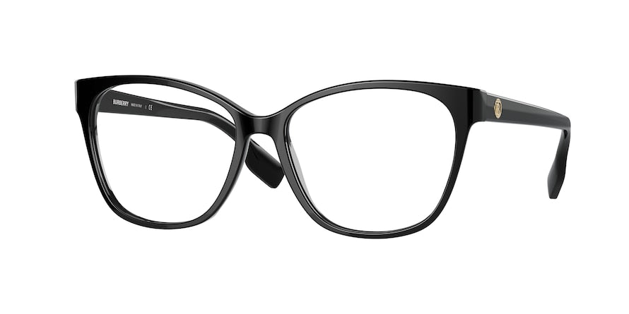 Burberry CAROLINE BE2345 Square Eyeglasses  3001-BLACK 54-15-140 - Color Map black