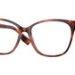 Burberry CAROLINE BE2345 Square Eyeglasses  3316-LIGHT HAVANA 54-15-140 - Color Map havana