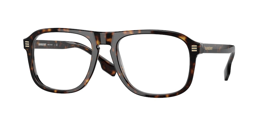 Burberry NEVILLE BE2350 Rectangle Eyeglasses  3002-DARK HAVANA 54-19-145 - Color Map havana