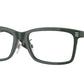 Burberry FOSTER BE2352F Rectangle Eyeglasses  3987-GREEN 56-17-145 - Color Map green