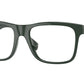 Burberry CARTER BE2353 Square Eyeglasses  3999-GREEN 55-18-145 - Color Map green
