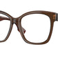 Burberry SYLVIE BE2363F Square Eyeglasses  3986-BROWN 53-17-140 - Color Map brown