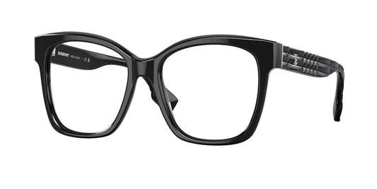 Burberry SYLVIE BE2363 Square Eyeglasses  3001-BLACK 53-17-140 - Color Map black