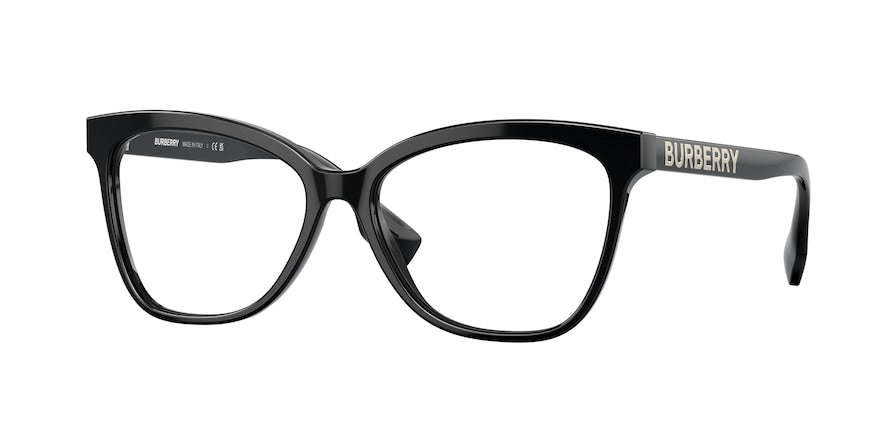 Burberry GRACE BE2364F Cat Eye Eyeglasses  3001-BLACK 54-15-140 - Color Map black