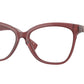 Burberry GRACE BE2364F Cat Eye Eyeglasses  4022-BORDEAUX 54-15-140 - Color Map bordeaux