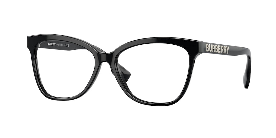 Burberry GRACE BE2364 Cat Eye Eyeglasses  3001-BLACK 54-15-140 - Color Map black