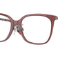 Burberry LOUISE BE2367F Square Eyeglasses  4018-BORDEAUX 54-17-140 - Color Map bordeaux