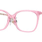 Burberry LOUISE BE2367F Square Eyeglasses  4020-PINK 54-17-140 - Color Map pink