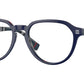 Burberry ARCHIE BE2368 Phantos Eyeglasses  3956-TOP BLUE ON NAVY CHECK 54-19-150 - Color Map blue