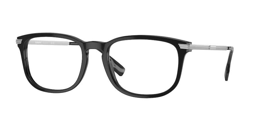 Burberry CEDRIC BE2369 Rectangle Eyeglasses  3001-BLACK 56-20-150 - Color Map black