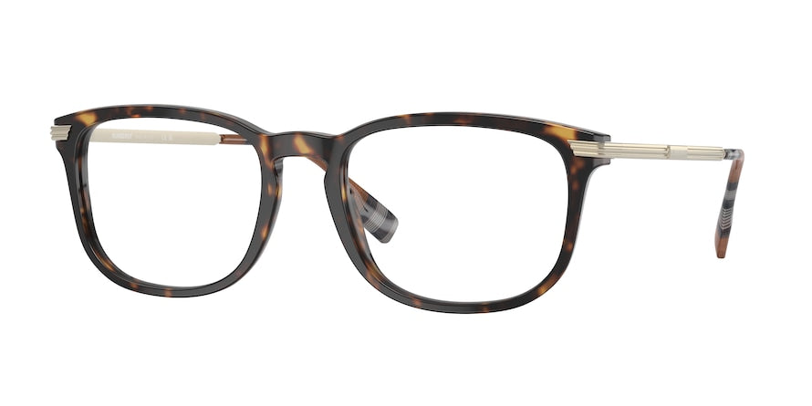 Burberry CEDRIC BE2369 Rectangle Eyeglasses  3002-DRK HAVANA 56-20-150 - Color Map havana