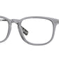 Burberry CEDRIC BE2369 Rectangle Eyeglasses  4021-GREY 56-20-150 - Color Map grey