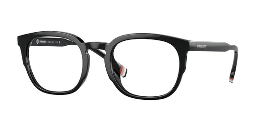 Burberry SAMUEL BE2370U Square Eyeglasses  3001-BLACK 53-22-150 - Color Map black