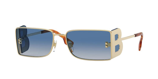 Burberry BE3110 Rectangle Sunglasses  10174L-GOLD 57-17-140 - Color Map gold