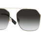 Burberry EMMA BE3124 Square Sunglasses  11098G-LIGHT GOLD 57-17-145 - Color Map gold