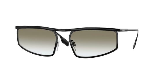 Burberry RUBY BE3129 Rectangle Sunglasses  10018E-BLACK 59-18-140 - Color Map black