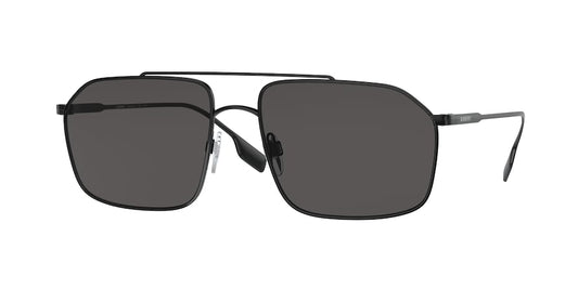 Burberry WEBB BE3130 Rectangle Sunglasses  100187-BLACK 59-17-145 - Color Map black