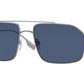 Burberry WEBB BE3130 Rectangle Sunglasses  100380-GUNMETAL 59-17-145 - Color Map gunmetal