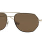 Burberry HENRY BE3140 Irregular Sunglasses  110973-LIGHT GOLD 57-18-145 - Color Map gold